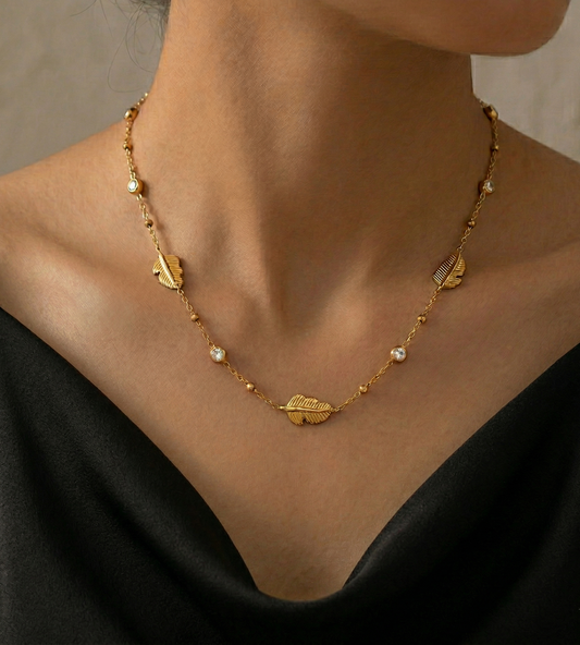 Dainty Zircon Charm Necklace