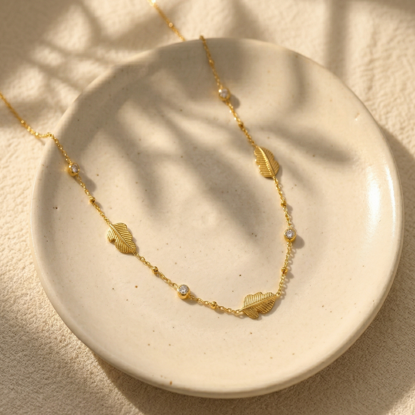 Dainty Zircon Charm Necklace