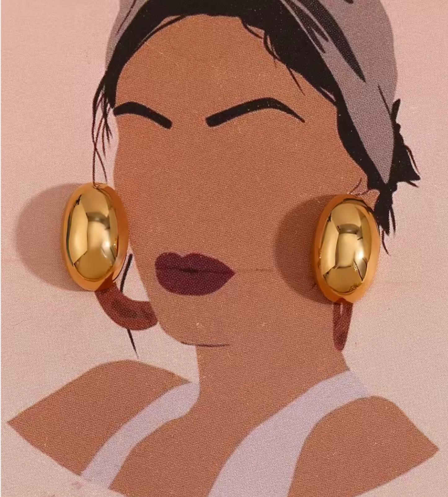 Minimalist Bead Stud Earrings