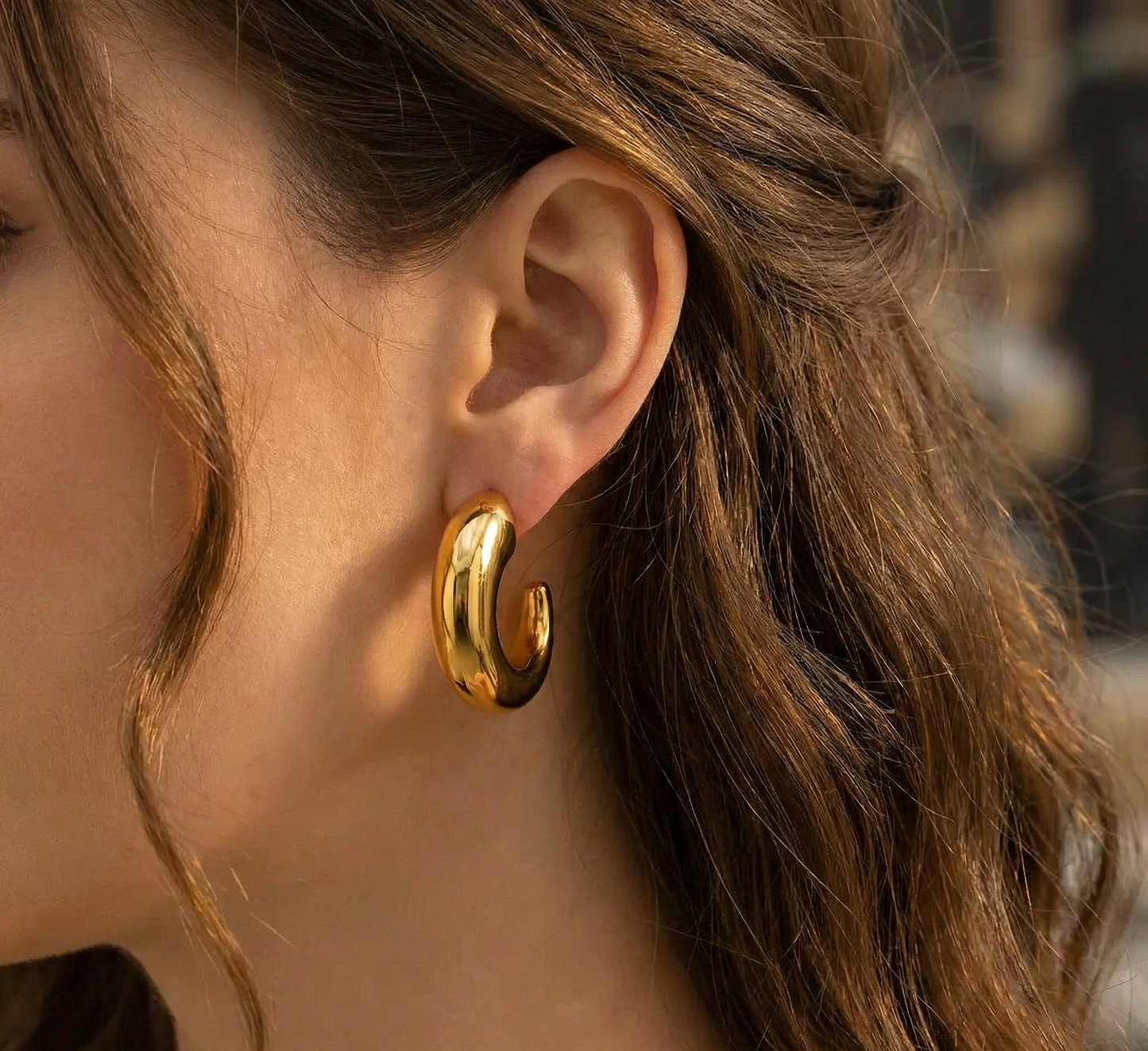 Geometric Cuff Earrings
